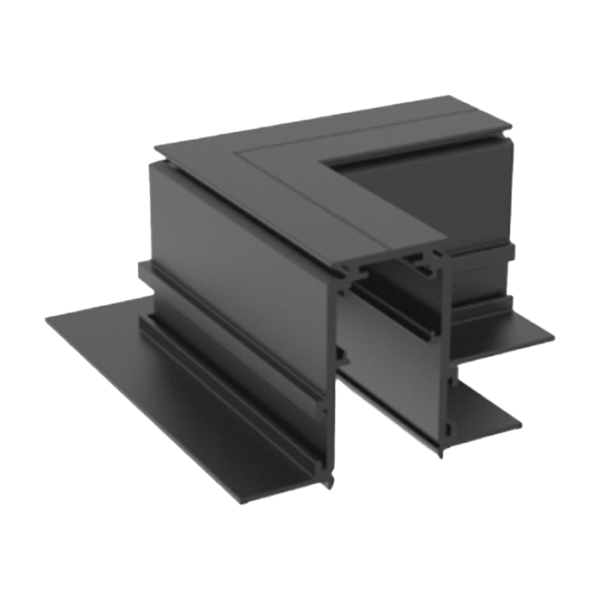 Recessed Magnetic Track Corner Connector for L90-Mr20(C)-Bk