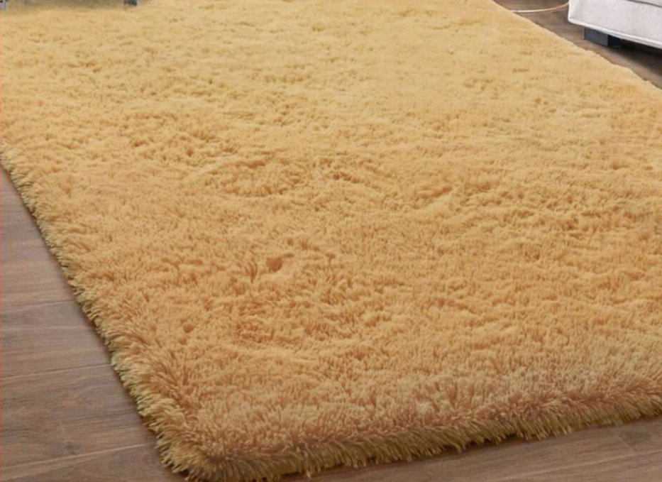 Alina Shaggy Rug L290 x W220cm Caramel #AJ-38