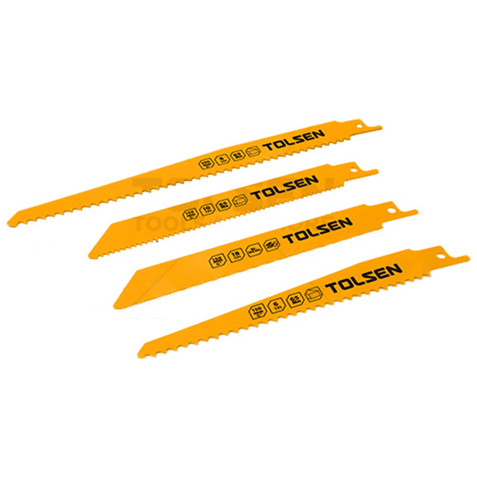 Tolsen Reciprocating Saw Blade Set 10Pcs (Wood & Metal)
