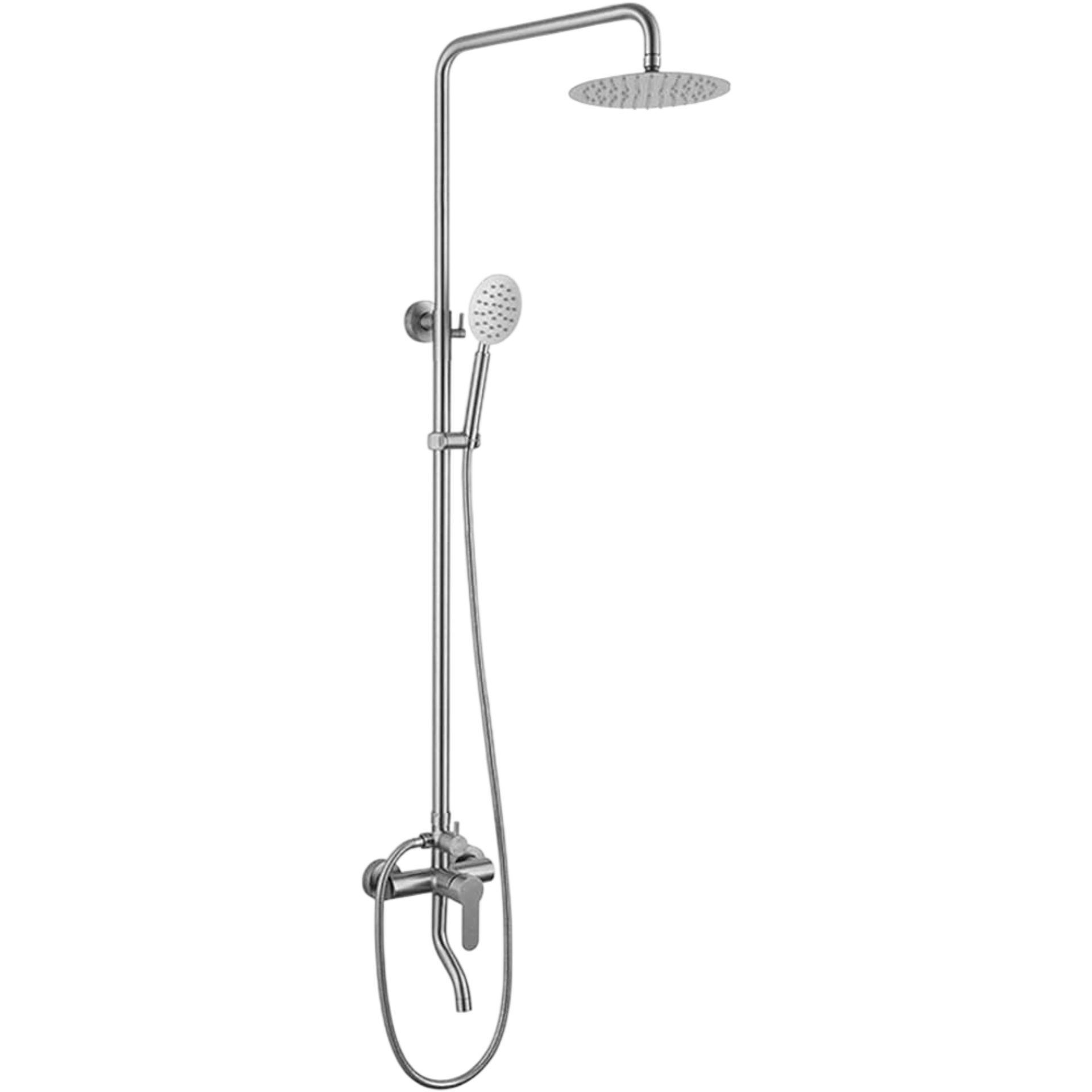 Fyeer Combination Overhead & HandShower 304 S/S Satin 304 S/SSKU