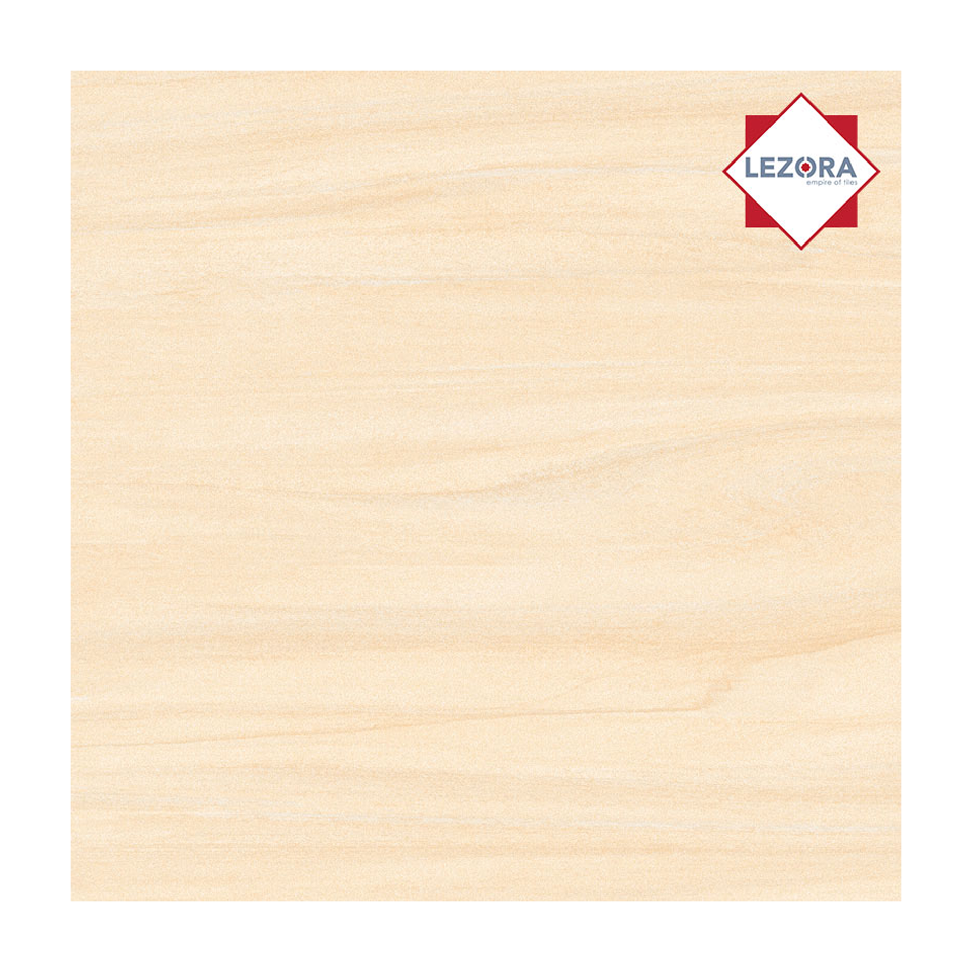 Lezora Floor Tile 600x600 Porcelain Gloss Desert Cream (4pc/1.44sqm Ctn)