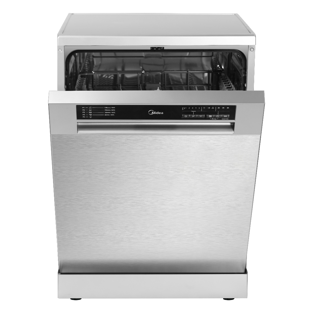 Midea Freestanding Dishwasher Stainless Steel 14-Place