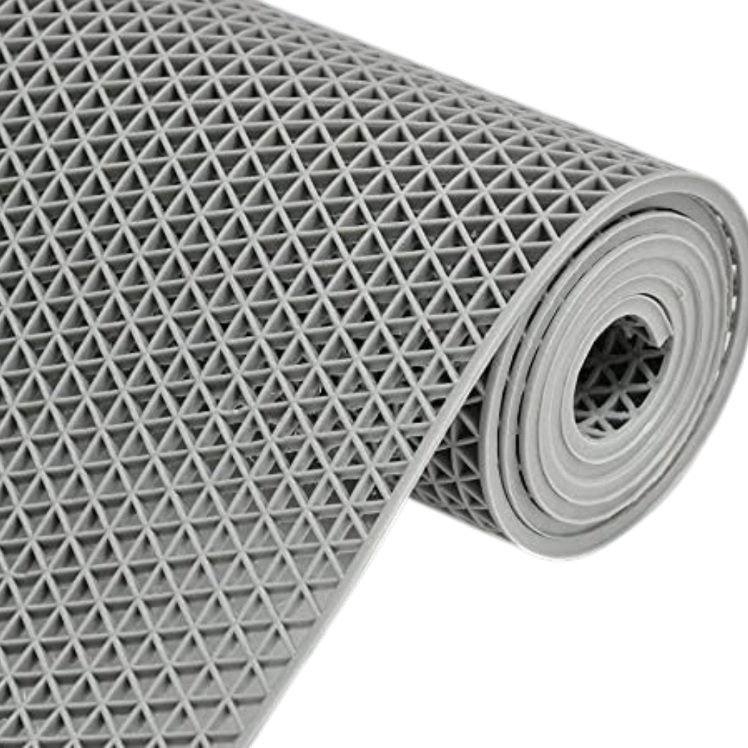 Carpet Anti Slip S-Mat 120cm Wide 12mm Heavy Duty Grey (Per Metre)