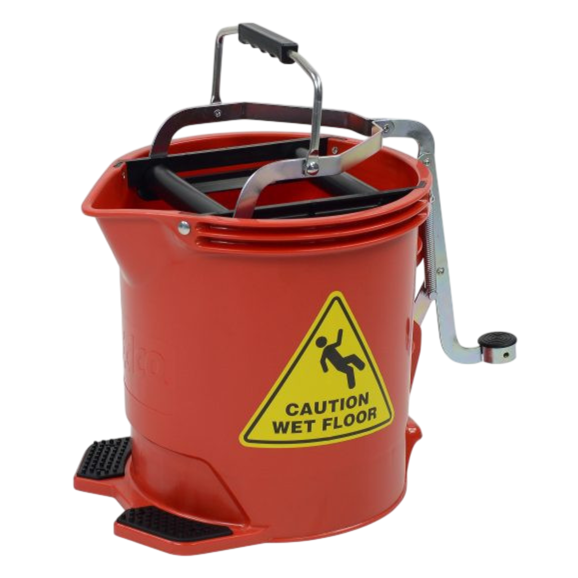 Sai Mop Bucket with Wheels Red 15L