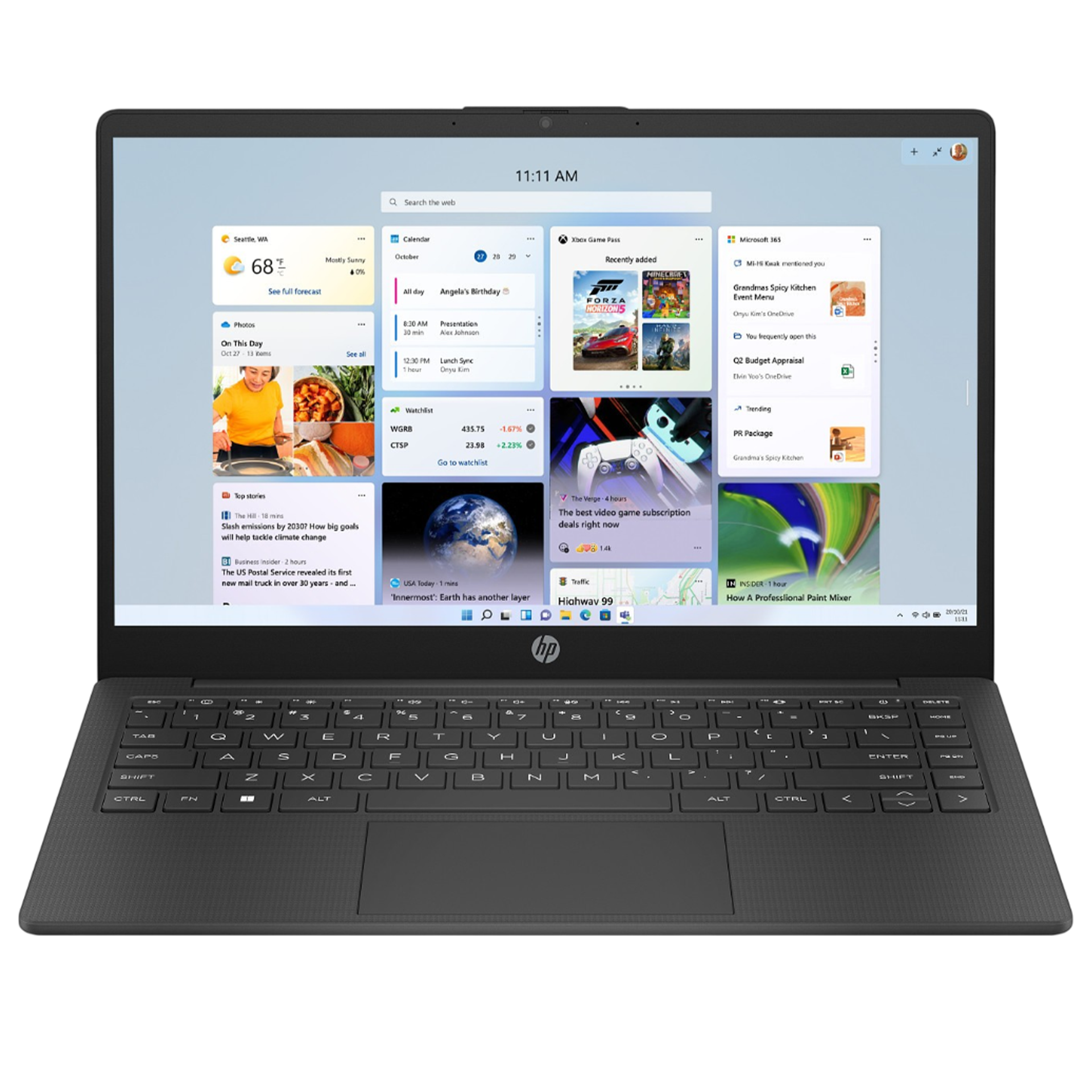 HP Laptop 14" AMD ATHLON128GB SSD 4GB RAM Win 11