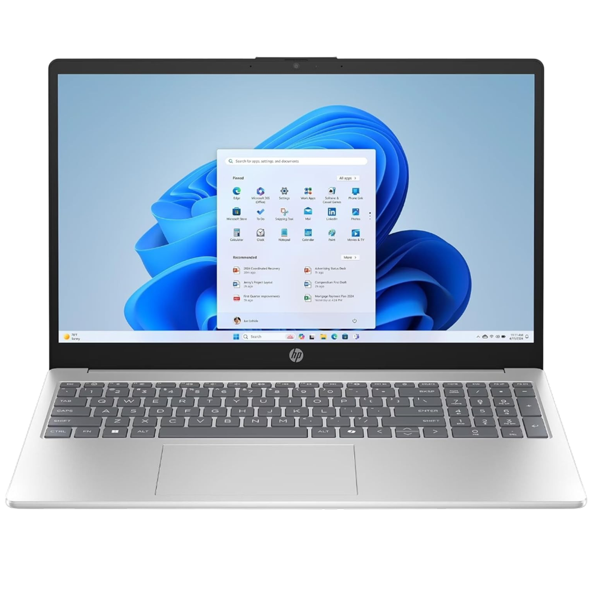 HP Laptop 15.6" Core i3 256GB SSD 8GB RAM Win 11
