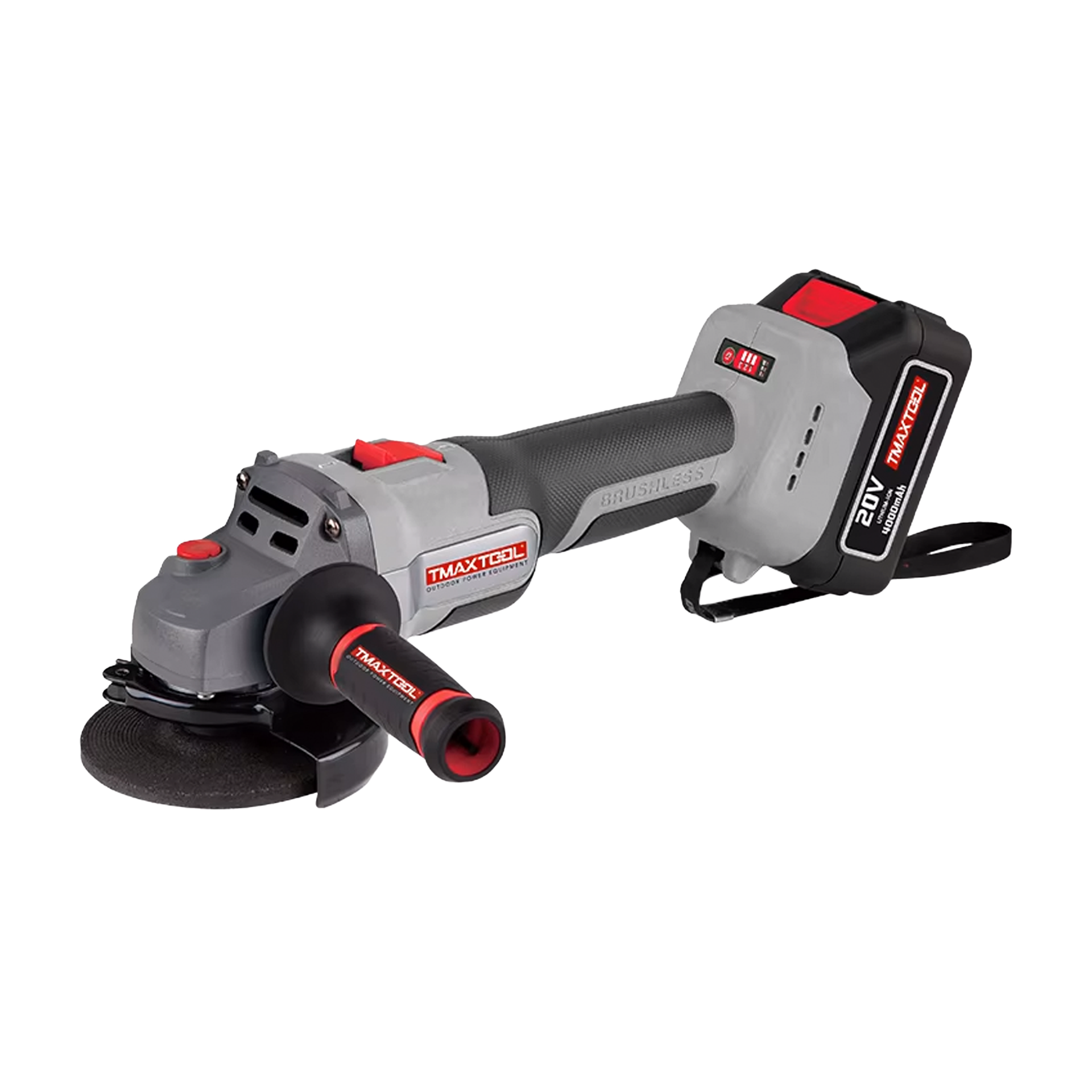 Tmax Cordless Angle Grinder 100mm 20V BL Kit (HL)