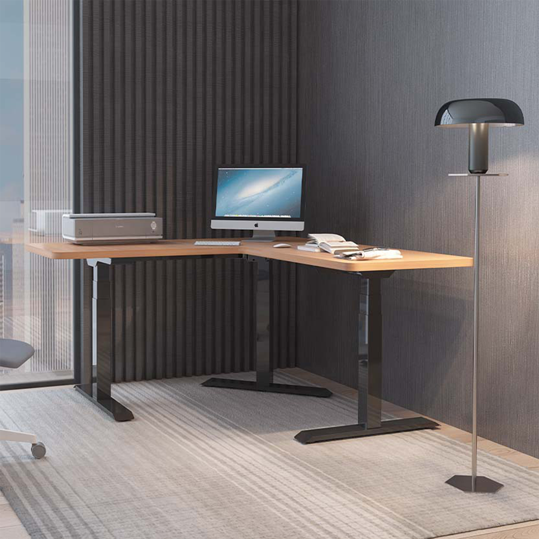 Loctek Rise & Fall Adjustable Desk #ET223T-1B