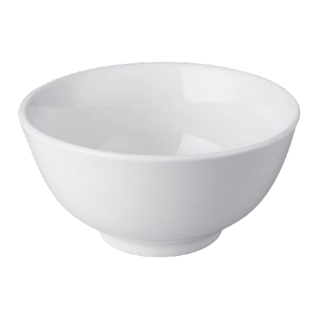 Ceramic Rice Bowl White 4.5"