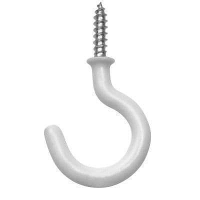 KMT Cup Hook PVC Coated 20mm (8pk)
