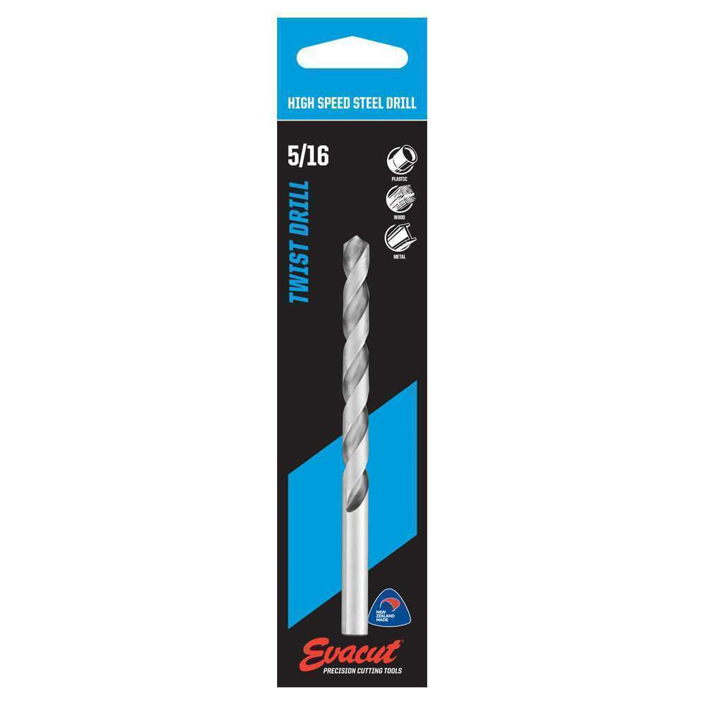 Evacut Jobber Drill Bit Bright 5/16"