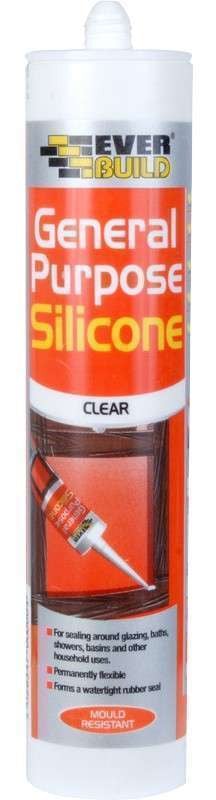 Everbuild General Purpose Silicone Clear 280ml