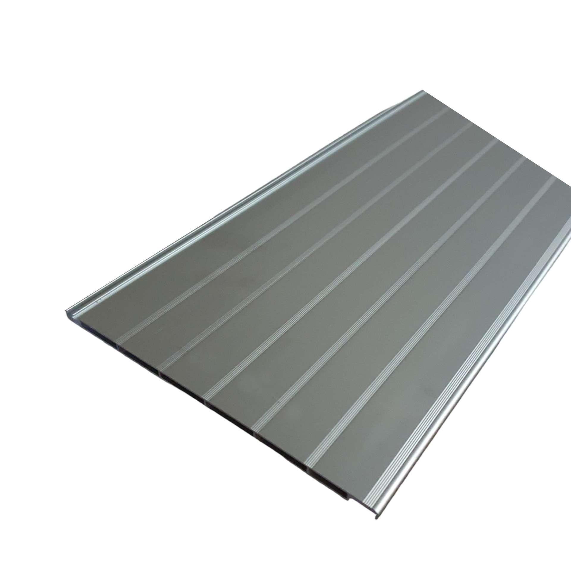 Wind Louvre Blade Alu 6" x 5mm x 5.8m Silver w/ Backing Rubber