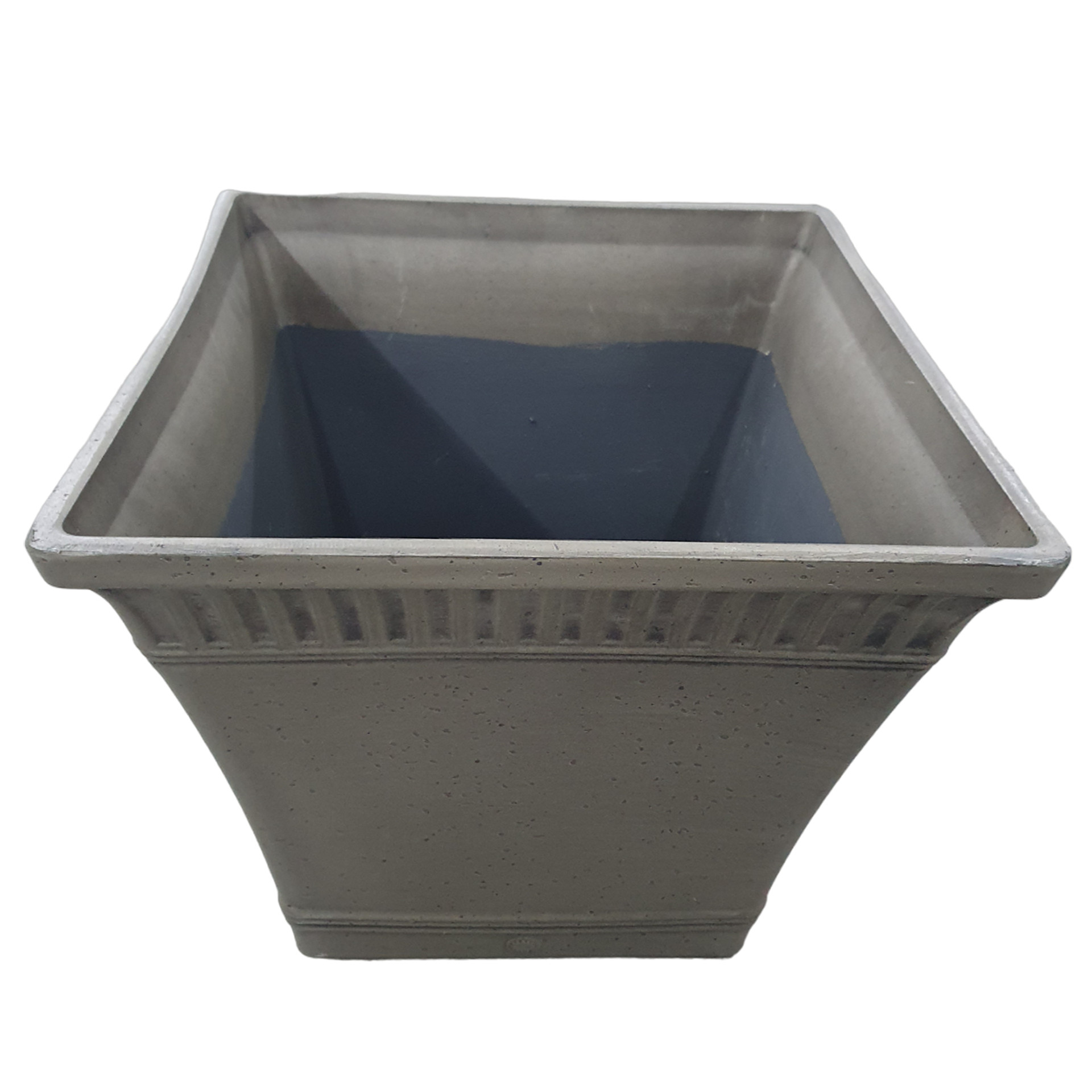 Bellan AL Citadel Square Planter 41.5 x 41.5 x 36cm Husky Grey