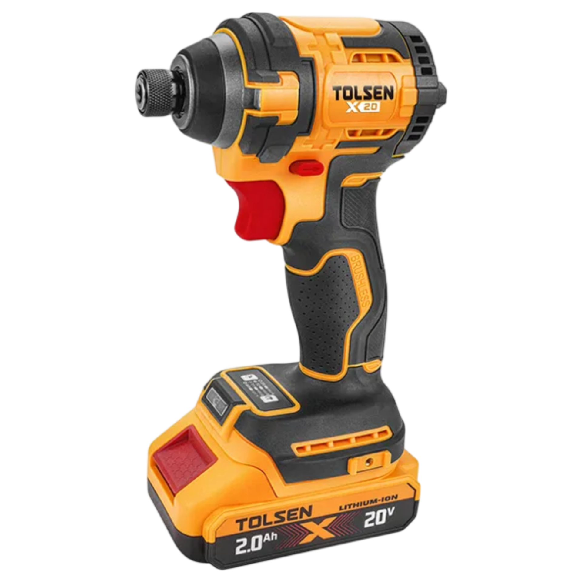 Tolsen Cordless Impact Driver 1/4'' 20V (1 x 2.0Ah Battery & Charger) Kit New