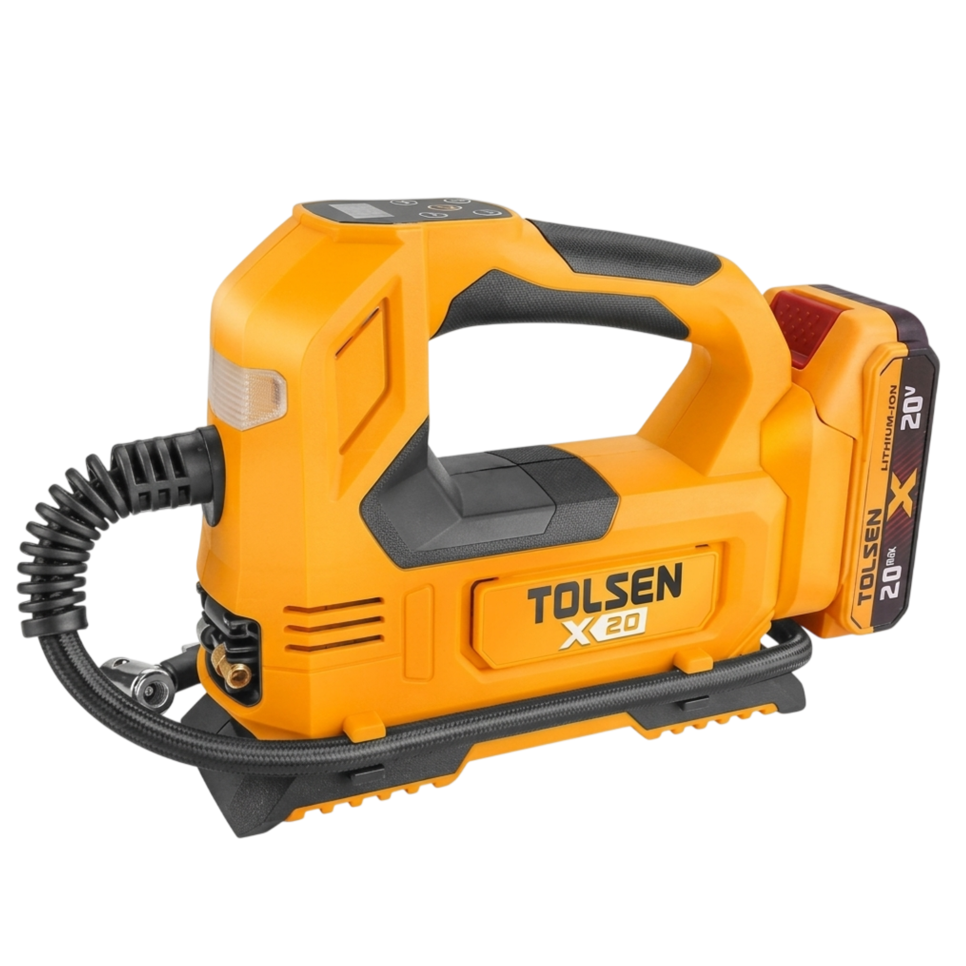 Tolsen Cordless Inflator 20V (1 x 2.0Ah Battery & Charger) Kit New
