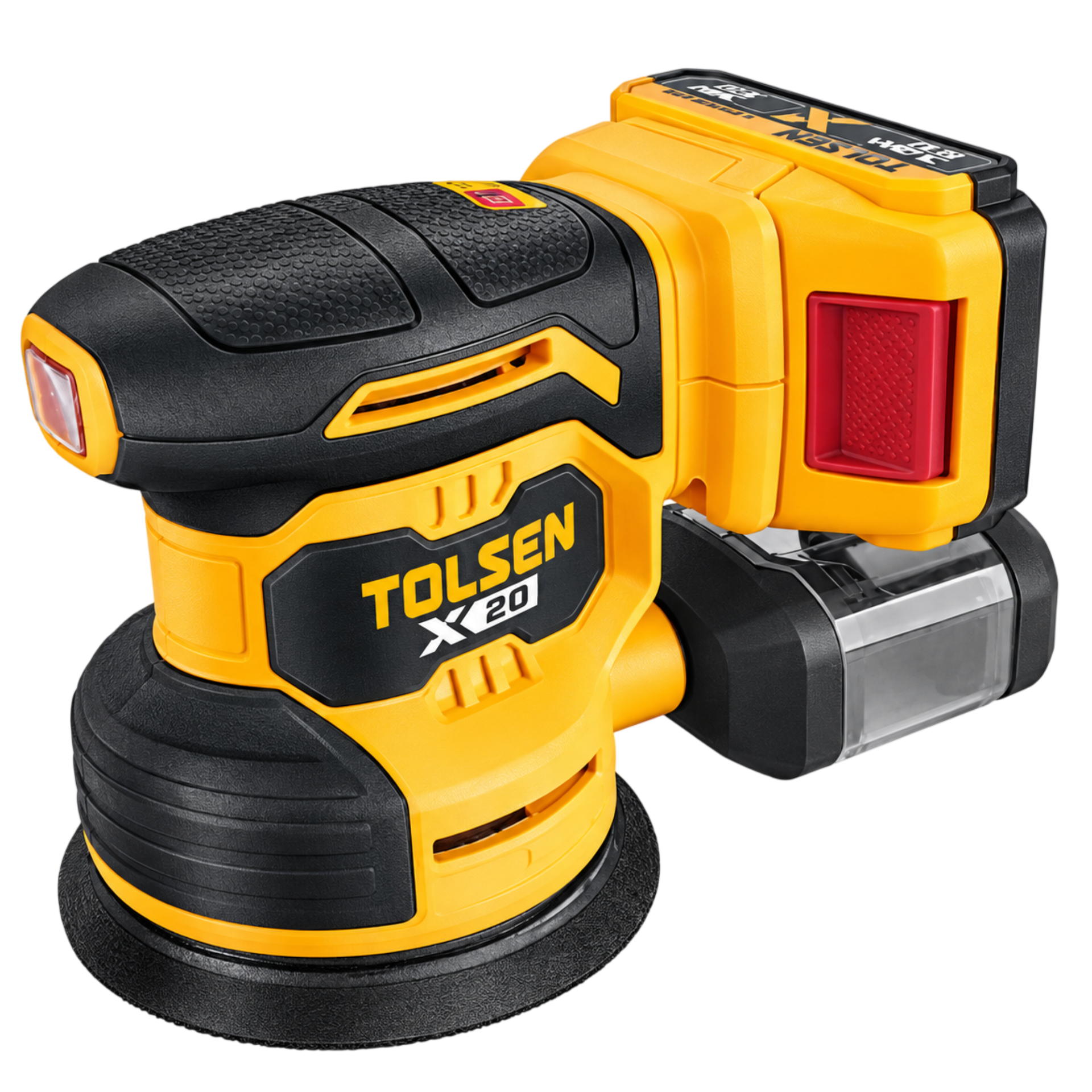 Tolsen Cordless Random Orbit Sander 125mm 20V (1 x 2.0Ah Battery & Charger) Kit New