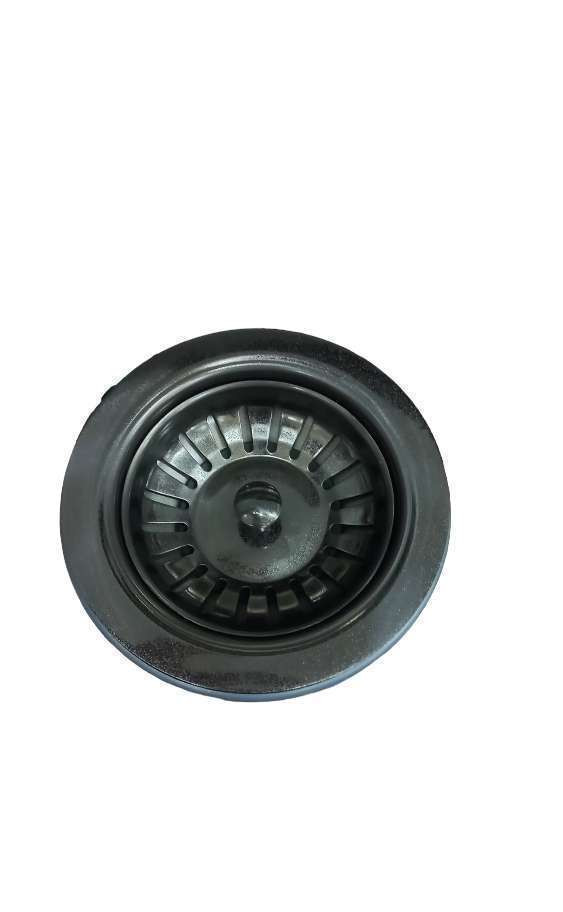 Evia 40 x 70mm Tail Adj Basket Waste- Black