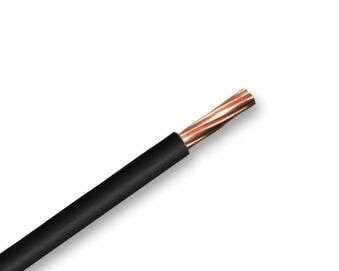 Cable 1 Core Stranded 6.0mm Black (100m Coil) **