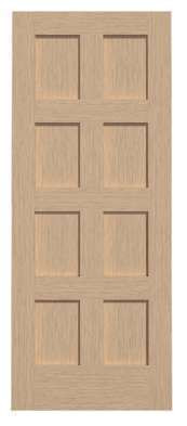 Mahogany Solid Door 850 x 2100 x 38mm Unfinished Surface