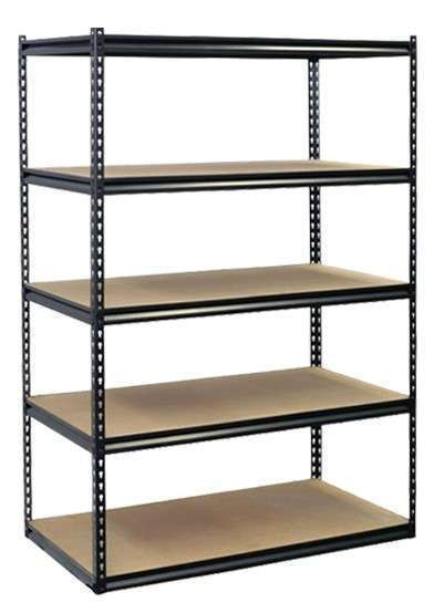Boltless Shelving 5 Shelf 48" x 24" x 72" (1.8T Load)