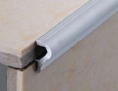 Evia Tile Trim 10mm x 2.5M Aluminium Bullnose Matte Silver