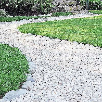 Pebble Stone Polished White 20kg