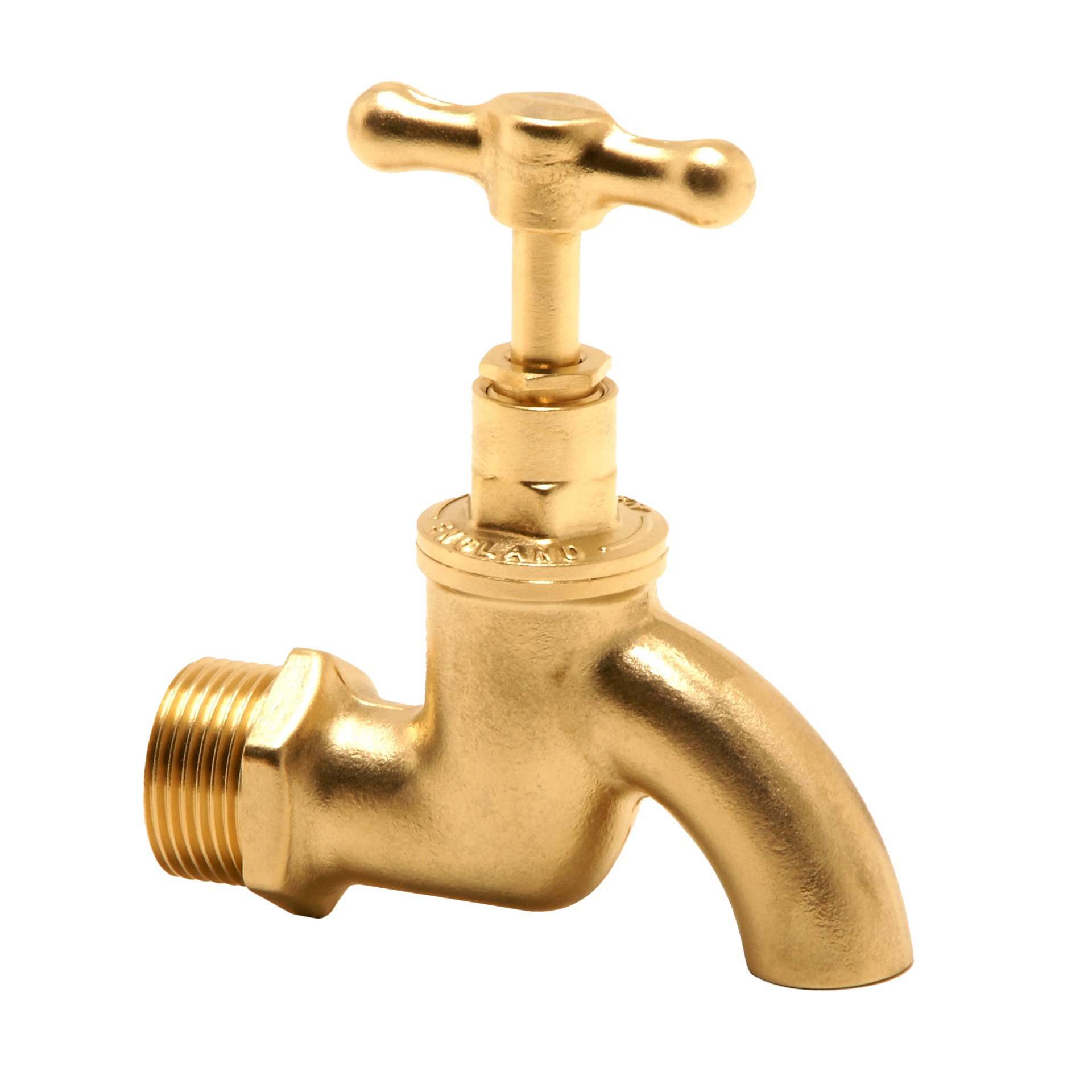 Inox Bib Cock 1/2" Brass