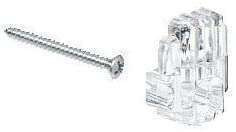 Amer Mirror Holder 6mm Clear 4pc