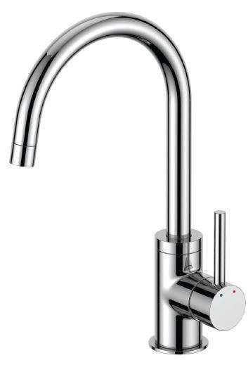 Inox Sango Basin Mixer Round 325