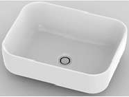 Claytan Alpha Above Rect Counter Basin 490 x 380 x 150
