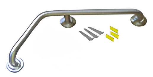 Inox Grab Bar S/S 410mm x 240mm x 25mm 115Deg