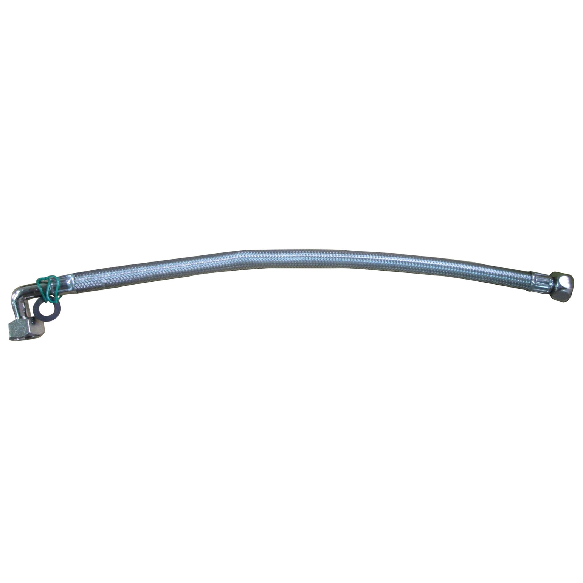 Inox Flexible Hose S/S 30cm Elbow 1S F12/F12