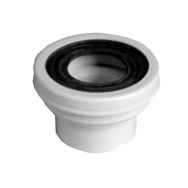 PVC Waste Pan Connector 100mm (Flexible Pan Collar)