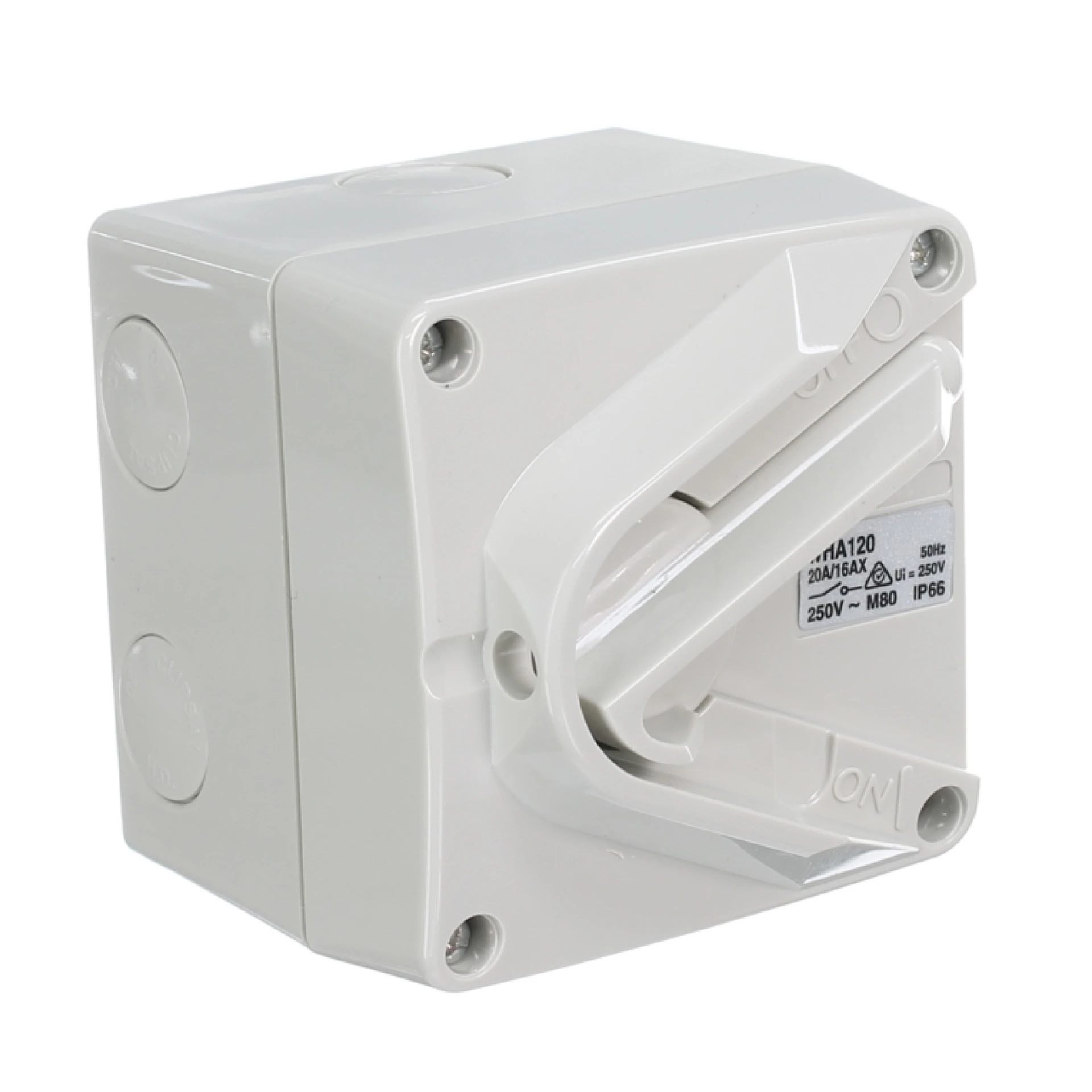 Hepol Weatherproof Surface Switch 20A