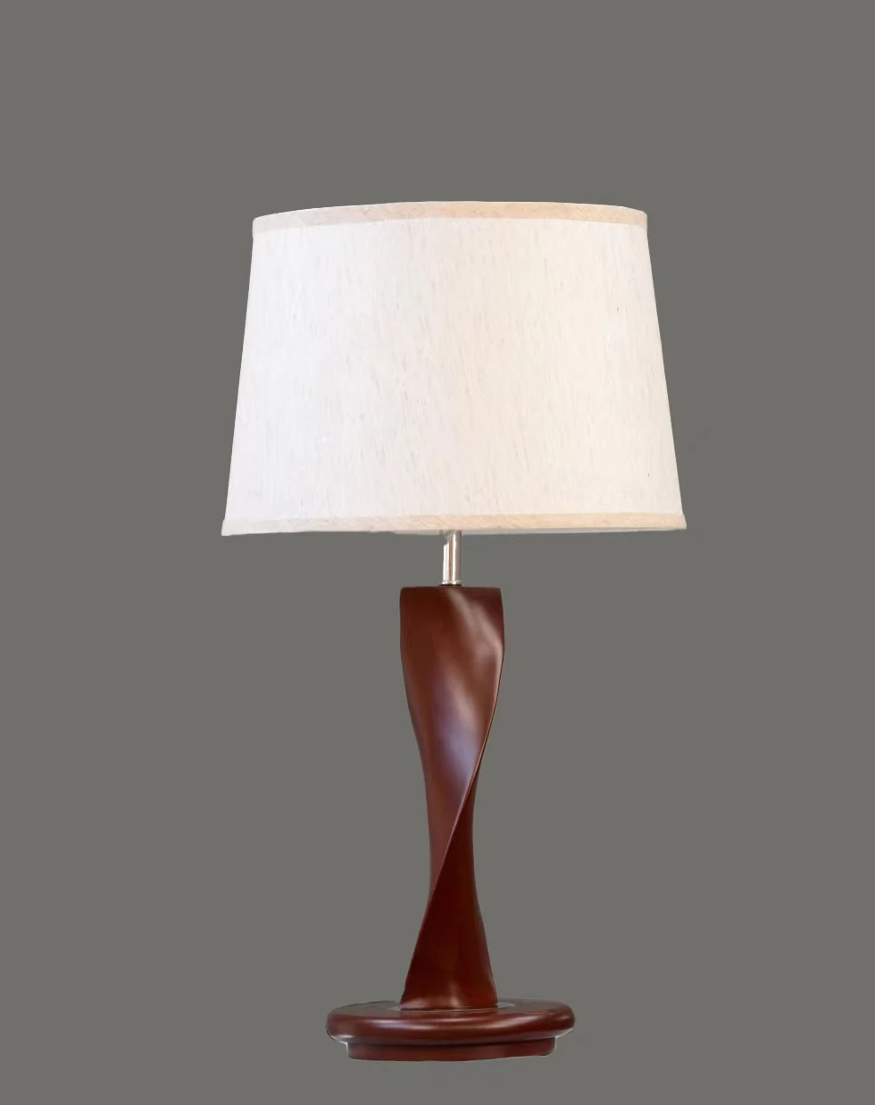 Fantasy Wood Finish Table Lamp