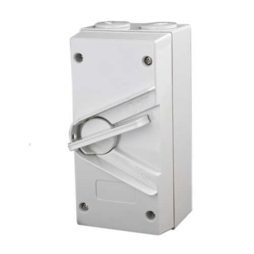 Hepol Single Pole Weatherproof Isolator 32A/35A