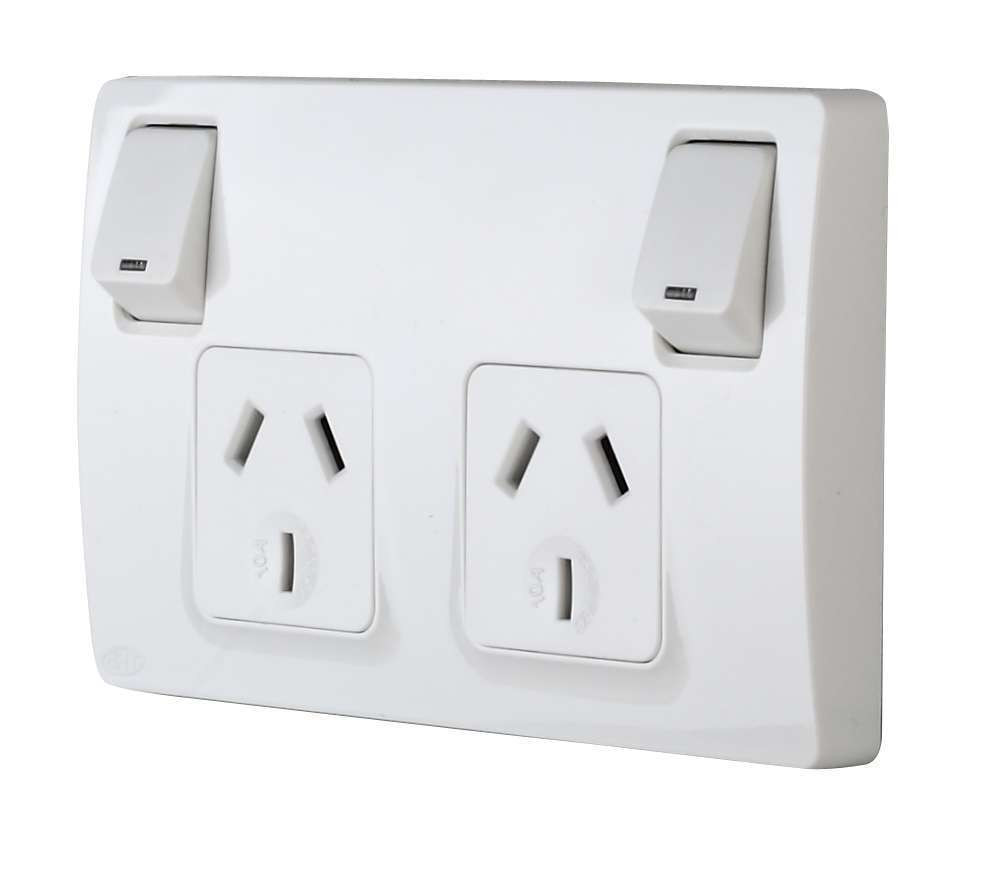 Avan Modern Design Double GPO 10A
