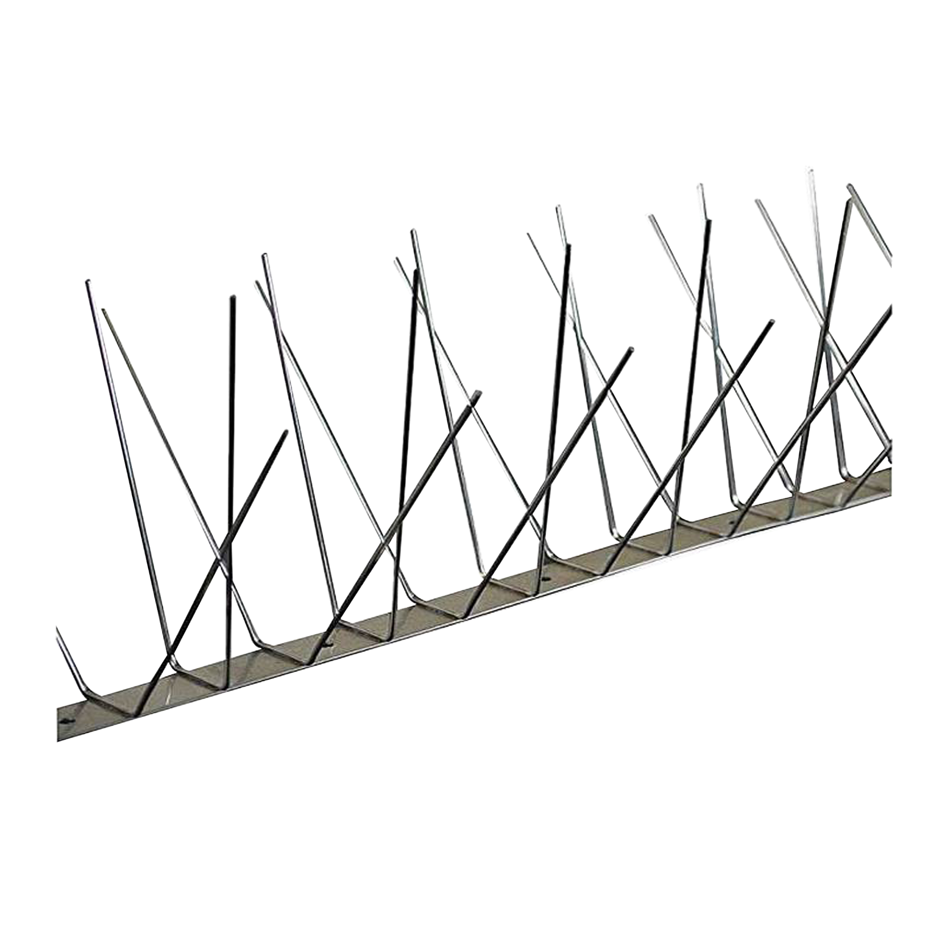 Stainless Steel Anti-Bird Spikes with Stainless Steel Base 100cm Length 40 Spikes