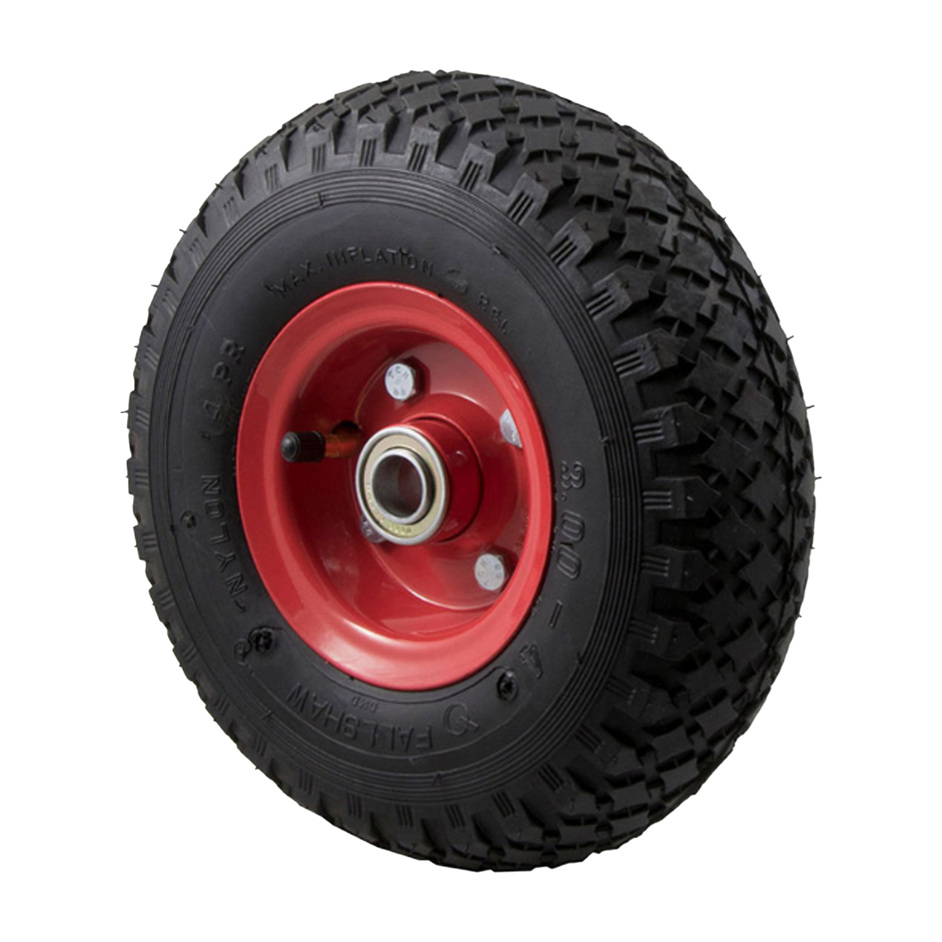 Fallshaw Pneumatic Wheel 300mm x 4DMD 20mm Bearing 140kg