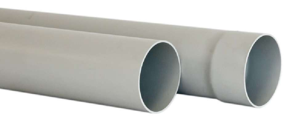PVC Waste Pipe SN6 100mm x 5.8m S/E **