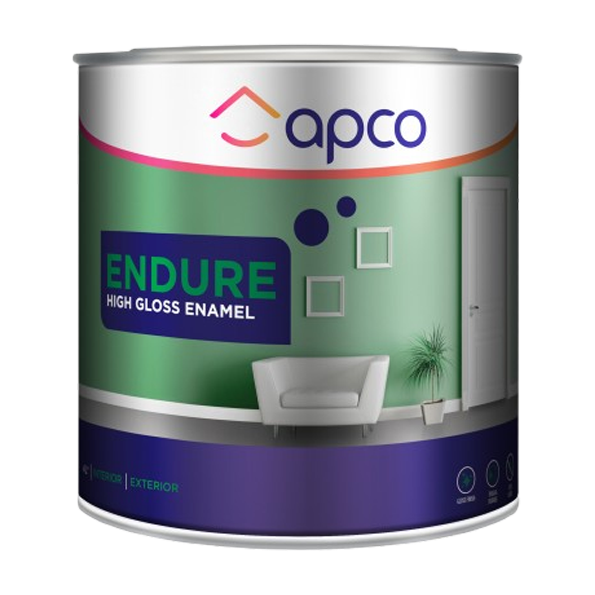 Apco Endure Gloss Enamel Golden Yellow 1L