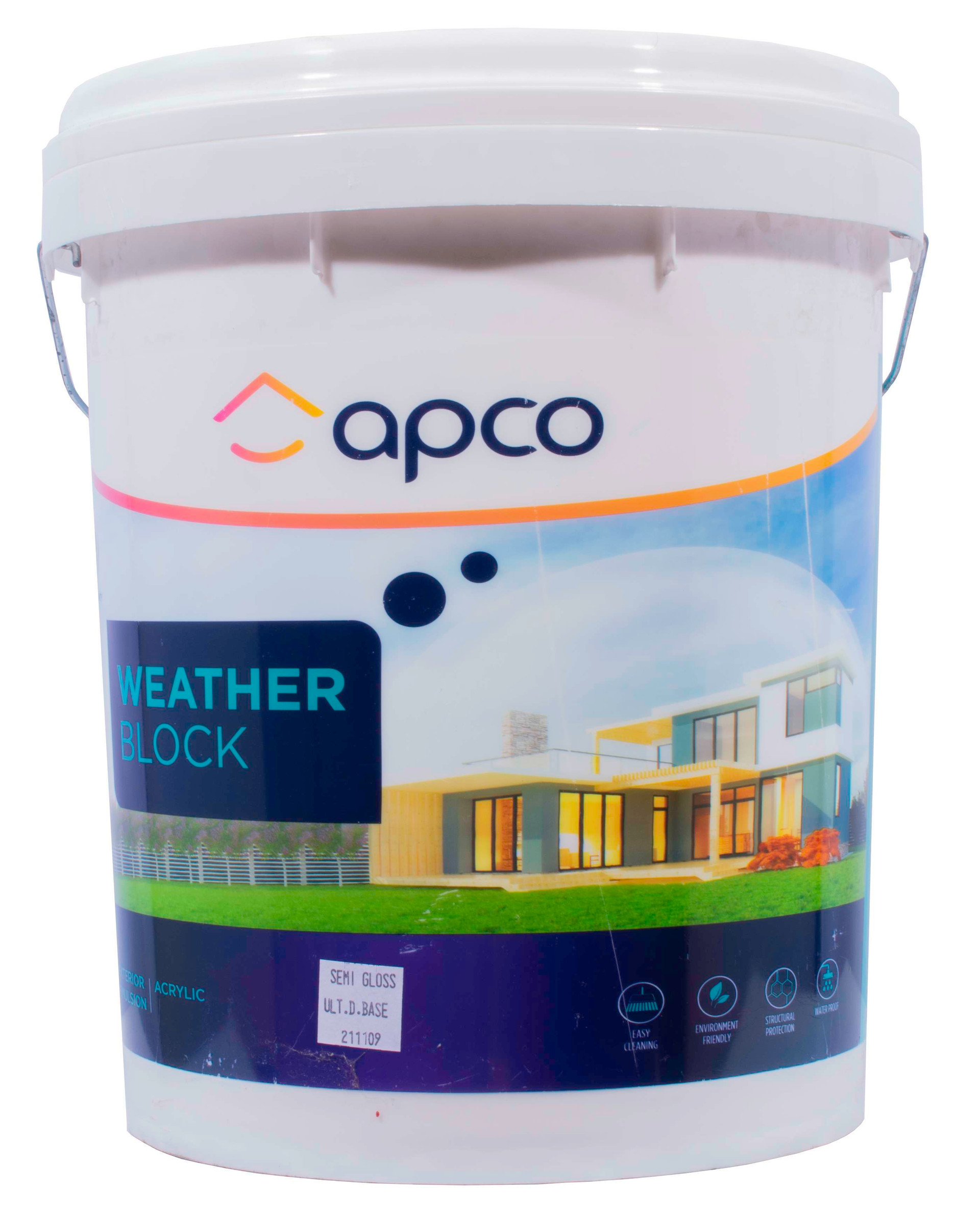 Apco Weatherblock Semi Gloss Acrylic Ultra Deep Base 20L