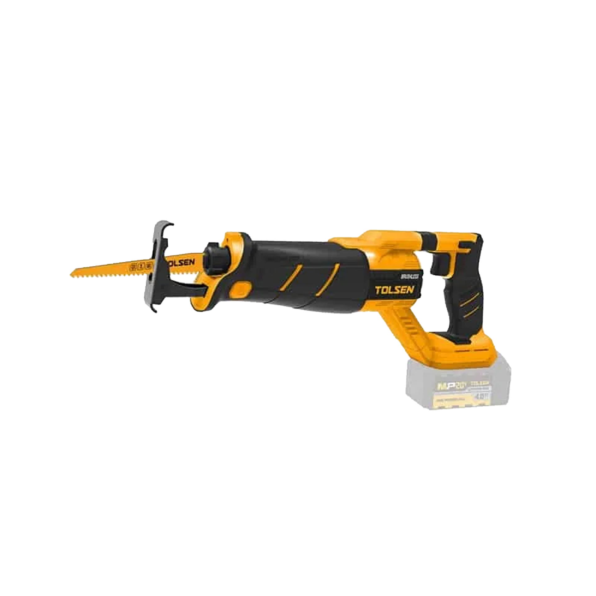 Tolsen Cordless Reciprocating Saw BL Motor SKIN ONLY (Rec Batt 4.0/5.0Ah) EX