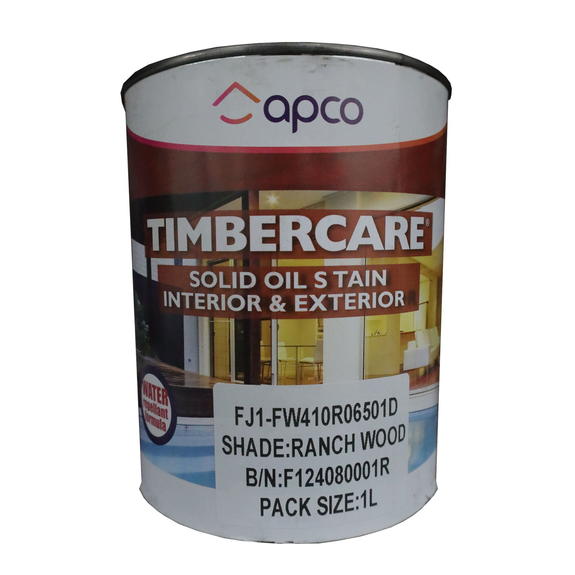 Apco Timbercare Solid Oil Stain Ranchwood 1L
