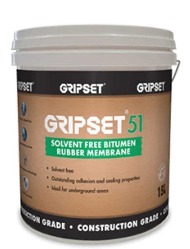Gripset 51 Bitumen Rubber Membrane 15L