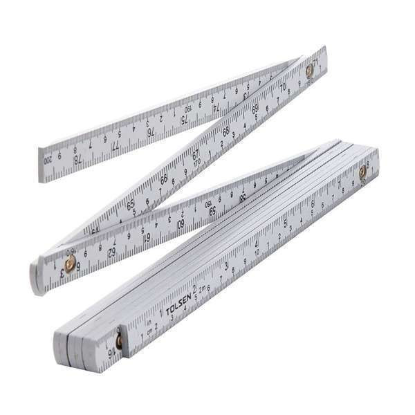 Tolsen Ruler Folding Straight ABS Body Spring 2m