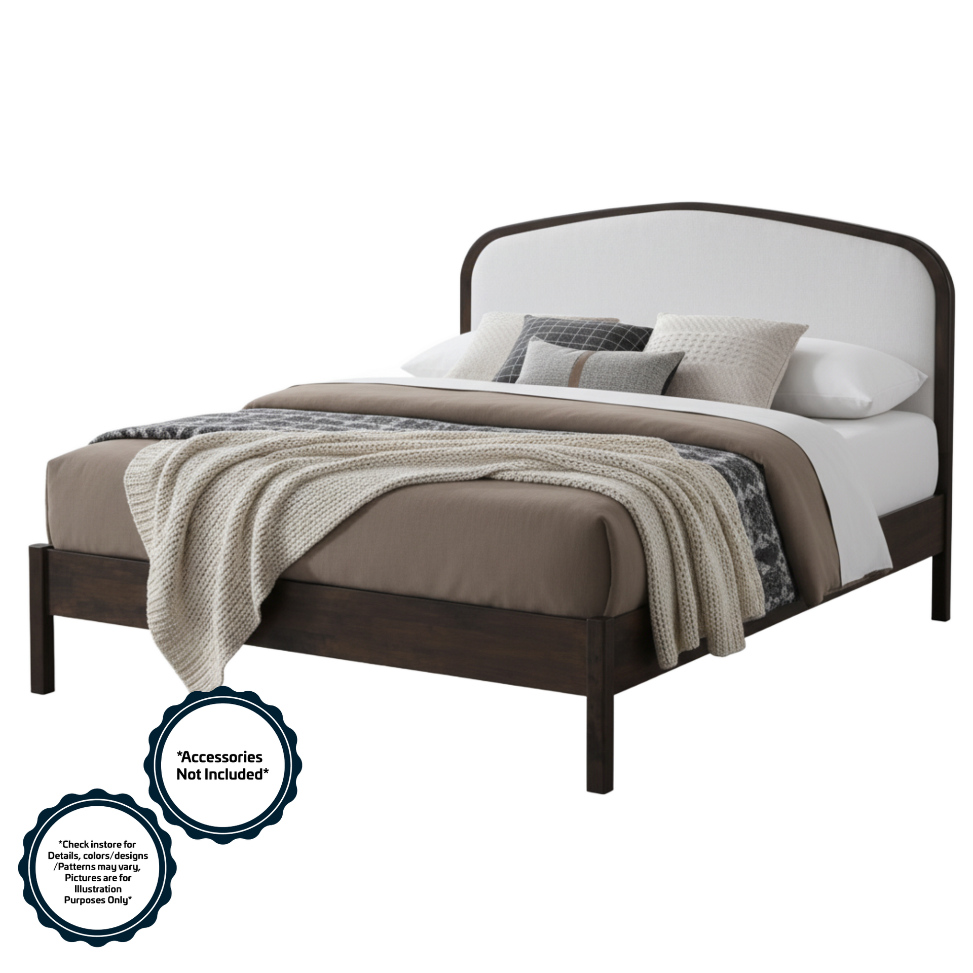 Furnz King Bed L1980 x W1830mm Cobalt #BD749-FS-K