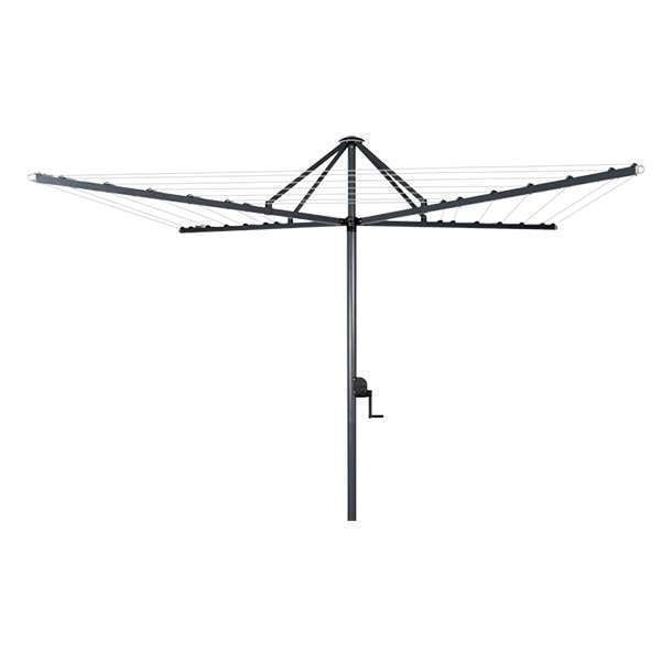 Daytek M38 MK2 Rotary Hoist Clothesline Folding Iron Grey
