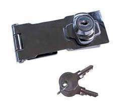 Zenith Locking Safety Hasp & Staples 75mm CP